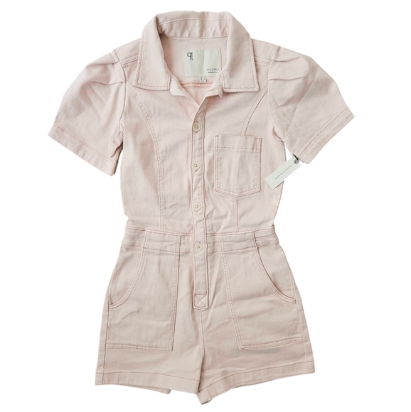 Anthropologie The Kit Utility Romper by Pilcro - Picture 2 of 10